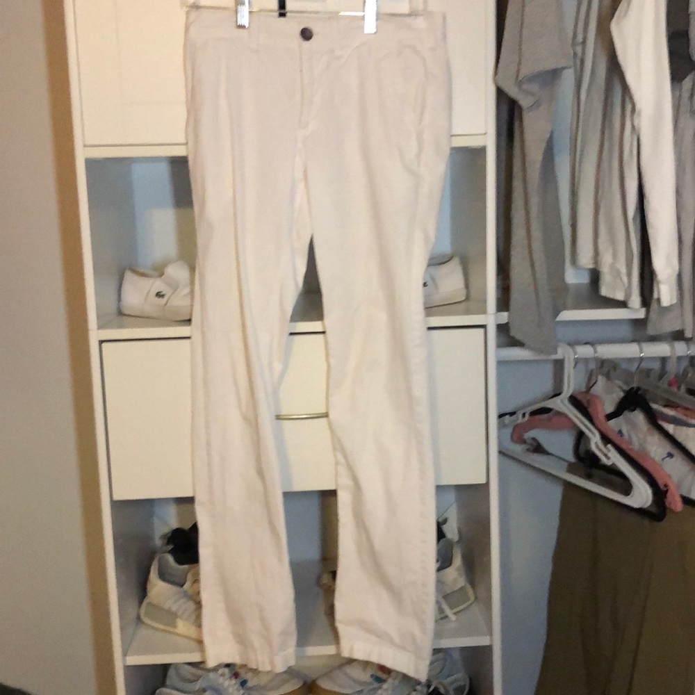 White Express pants